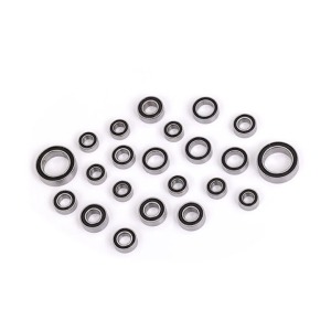 [AX9745X] Ball bearing set,black rubber sealed,complete-3x6x2.5mm(8),5x8x2.5mm(4),4x8x3mm(4),8x12x3.5mm(2),3.5x7x2.5mm(4)