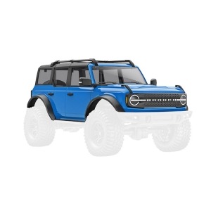 [AX9711-BLUE] Body,Ford Bronco,complete,blue-requires #9735 front &amp; rear bumpers