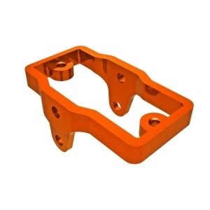 [AX9739-ORNG] Servo mount, 6061-T6 aluminum (orange-anodized)threadlock) (4)