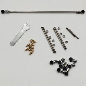 [#RCC-MB30656] Stainless Steel Tie Rod and Steering Linkage Rod Set for Kyosho Turbo Scorpion (교쇼 터보 스콜피온)