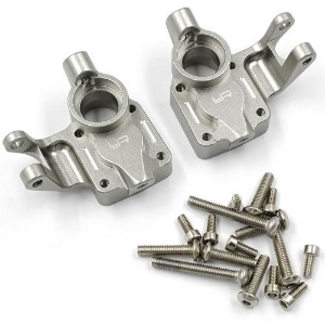 [#AXCP-017GM] Aluminum Front Steering Knuckle Set for Axial 1/18 UTB18 Capra