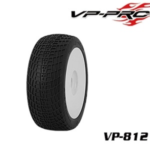 [VP812U-M4-RW](1:8 버기 타이어+휠)경기용 VP-812 Frontier Evo M4 RW Rubber Tyre 한봉지 2개포함