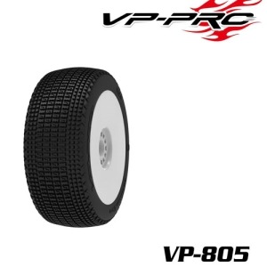 [VP-805U-M3-RW](1:8 버기 타이어+휠)경기용 VP-805U Axman Evo M3 RW Rubber Tyre 한봉지 2개포함