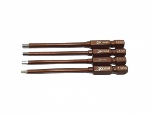 [106441]Power tool tip set 4 pcs-allen wrench 1.5,2.0,2.5,3.0x80mm