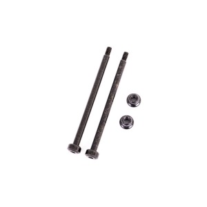 [AX9543] Suspension pins,outer,rear,3.5x56.7mm-hardened steel(2)/M3x0.5mm NL,flanged(2)