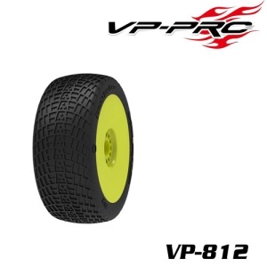 [매장입고][VP812G-M2-RY](1:8 버기 타이어+휠)경기용 VP-812 Frontier Evo M2 RY Rubber Tyre[glued] 한봉지 2개포함