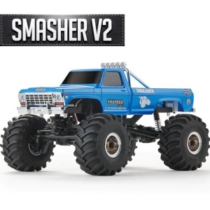 [매장입고][FMS12402RTRBUV2]FMS 1:24 FCX24 Smasher V2 Monster Truck RTR Blue ** 고속저속 변경가능한 소형차량