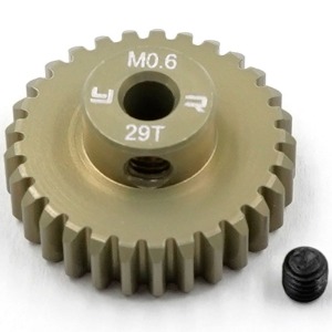[MG-06P29T] Alu. 7075 Hard Coated Pinion Gear 0.6P 29T w/3mm Bore (타미야 차종｜Mod 0.6)