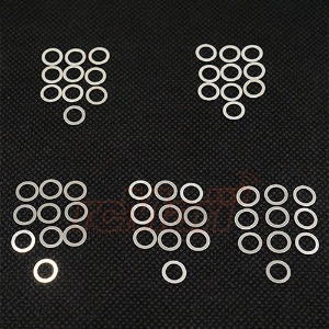 [#YA-0551] [총 50개입] 5x7mm Stainless Steel Spacer Set 0.1 0.15 0.2 0.25 0.3mm