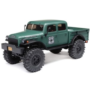[AXI00007T2]AXIAL 1/24 SCX24 Dodge Power Wagon 4WD Rock Crawler Brushed RTR, Green