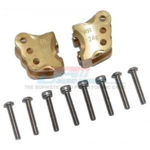 [#RBX009X-OC] Brass Rear Axle Mount Set for Suspension Links (for RBX10 - RYFT)