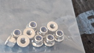 [매장입고][C8366] Flanged Nylon Nut 3.0mm(10) Shock Upper