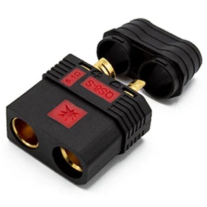 [#BM0318] [4개입] QS8-S Anti-Spark 8mm Gold Plated Bullet Style Connector w/Cap - Female (배터리측)