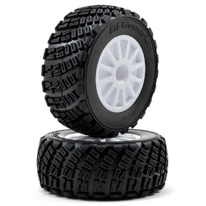 [매장입고][AX7473R] [2개입] BFGoodrich Rally Tire w/Rally Wheel (White) (Standard)