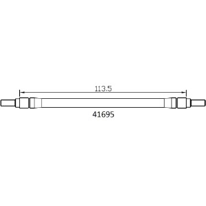 [#97401102] [1개입] Lower Link Rod (113.5mm) for EMO-X (설명서 품번 #41695)