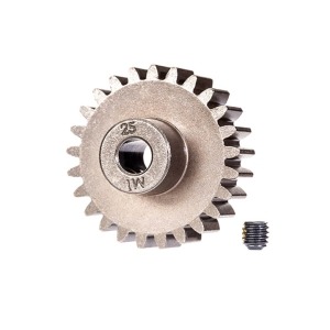 [AX6492X] Gear,25-T pinion,1.0 metric pitch,fits 5mm shaft/set screw for use only with steel spur gears