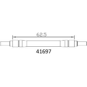 [#97401079] [1개입] Tie Rod (62.5mm) for EMO-X (설명서 품번 #41697)
