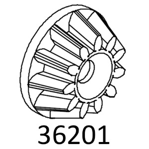 [#97401105] [1개입] Axle Pinion Gear 12T for EMO-X (설명서 품번 #36201)
