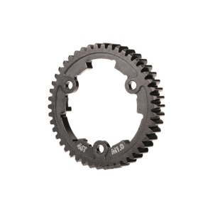 [AX6442] Spur gear,46-tooth-machined,hardened steel-wide face,1.0 metric pitch