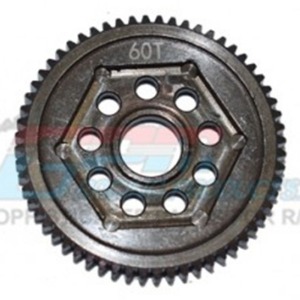 [#LM060TS-BK] Harden Steel #45 Spur Gear 60T (for Team Losi MINI-B, Mini-T 2.0) (팀로시 #LOS212015 옵션)
