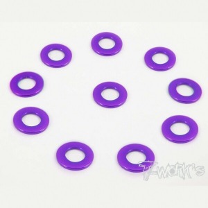 [TA-007P]Aluminum 3x6x0.75mm Shim 10pcs ( Purple )