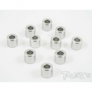 [TA-011S]Aluminum 3x6x5.0mm Shim 10pcs ( Silver )