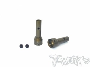 [TO-278-MP10]Hard Coated Alum. F/R Axle Shaft ( For Kyosho MP10 only use for T-Work&#039;s CVD )2pcs
