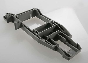 [매장입고][AX4131A] Chassis backbone plastic/ throttle servo mount (grey)