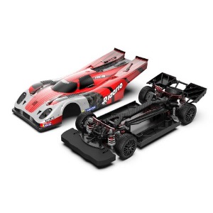 [AK-917R-A ROLLER] 1/10 Metal Version On-Road Cars Roller(Without Electric Parts), Red (메탈샤시, 기자재 미포함)