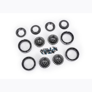 [AX9881-BLK] Wheels, 1.0”, 6061-T6 aluminum TRX4M