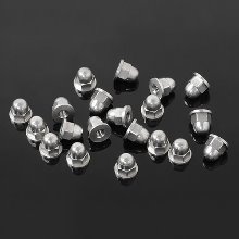 [#Z-S1723] M2.5 Flanged Acorn Nuts (Silver)