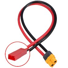 [#BM0214] Charging Lead - Amass XT60 Female to JST Male/20AWG Silicone Wire 20cm