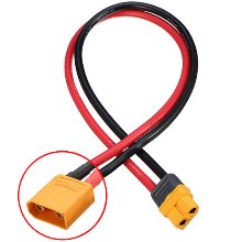 [#BM0216] Charging Lead - Amass XT60 Female to XT90 Male/14AWG Silicone Wire 20cm